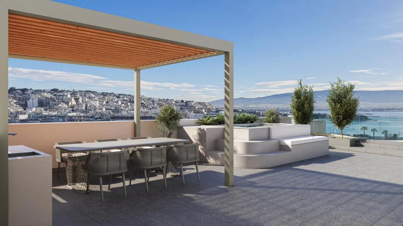 luxury suite with pool and sea view wyndham piraeus 2