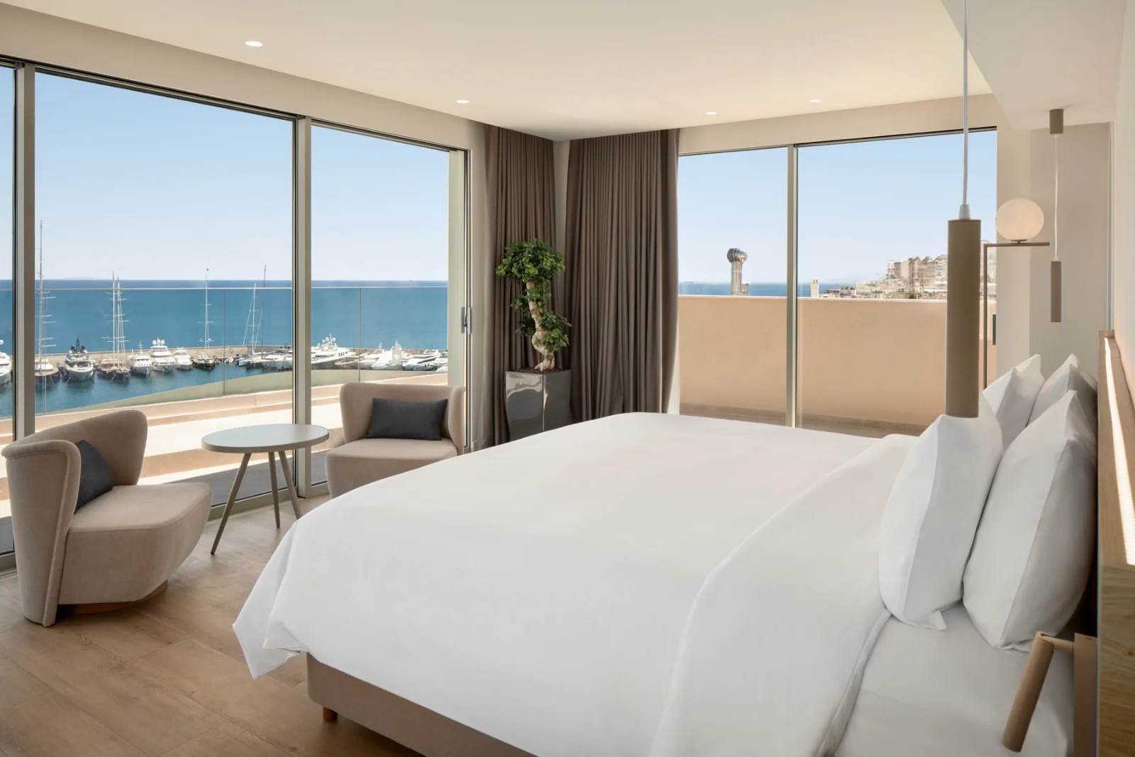wyndham piraeus marina zeas suite luxury suite pool sea view 01